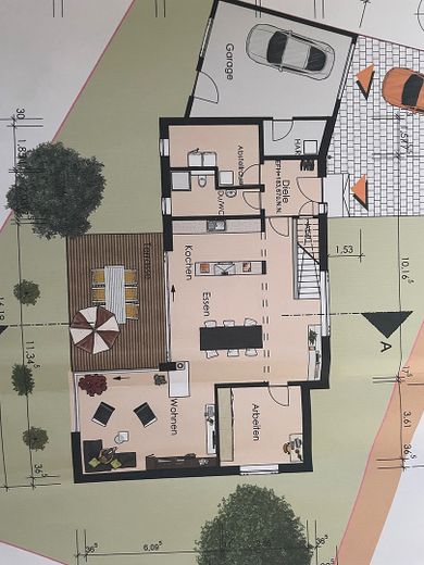 Sessiz konumda, yeşile bakan manzaralı müstakil tek aile evi – komisyonsuz – Foto 9
