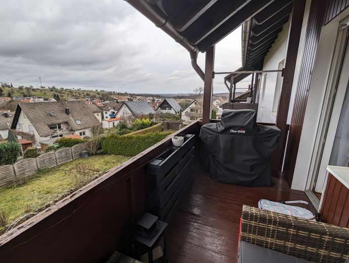 Balkon mit Fernsicht