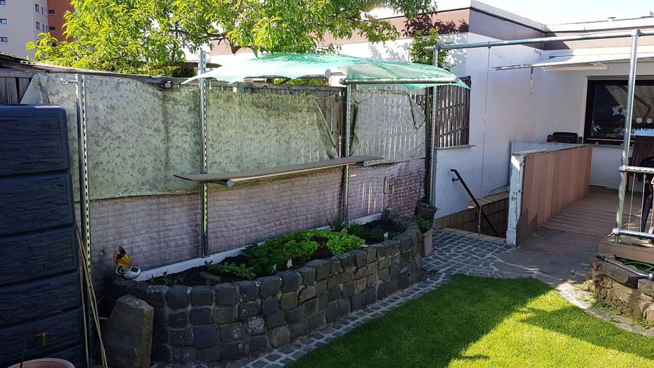 Hochbeet Kellertreppe