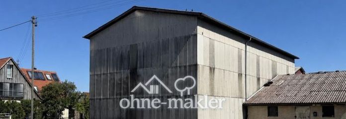 Ca. 683 m² Lagerhallen mit ca. 1700 m² Freifläche – teilbar – von privat