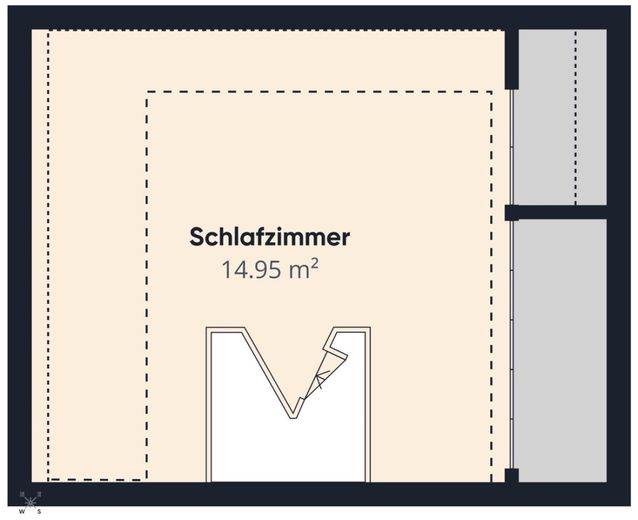 Leeste | Moderne Maisonette-Wohnung mit Balkon und Stellplatz – S&amp;P | Grundriss Dachgeschoss