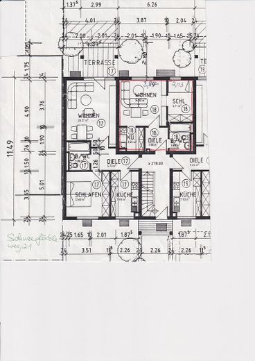 Grundriss Wohnung