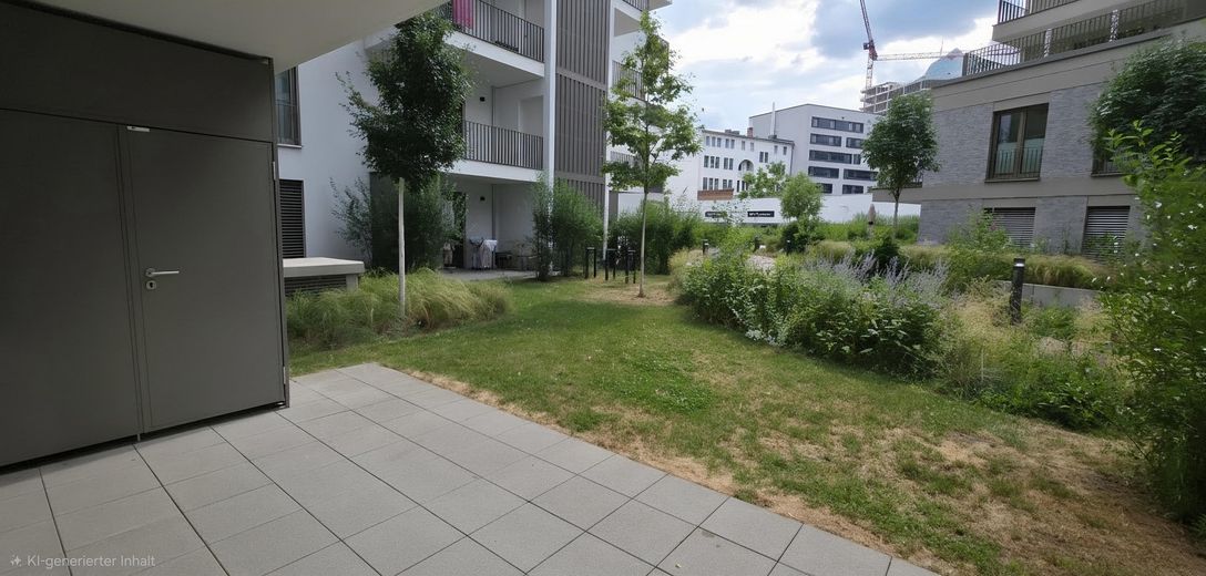 Appartamento di 2 locali come nuovo con grande terrazza – Francoforte Est – Terrasse