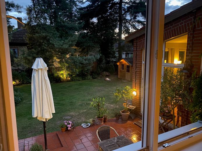 Garten am Abend