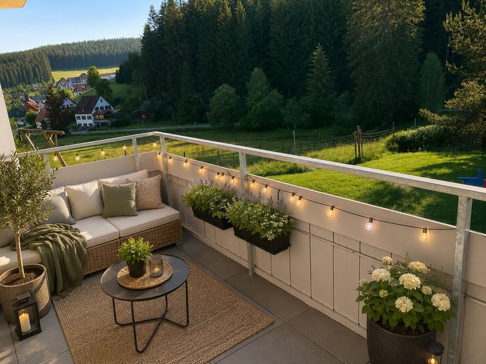 Bubenbach - Schöne 3- Zimmer Erdgeschosswohnung zu vermieten (4) (ID142) – Balkon