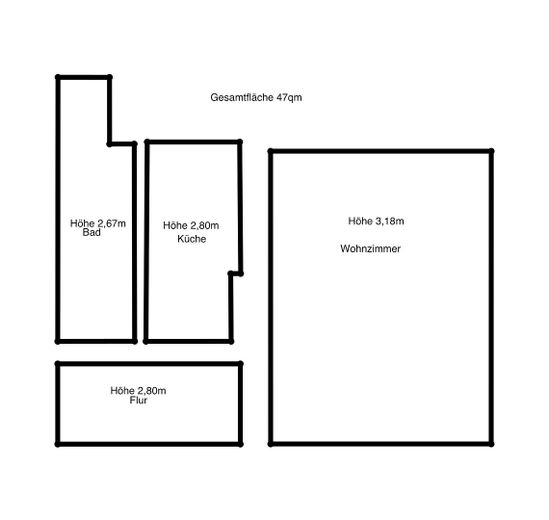 Appartement 1 pièce avec cuisine et salle de bains, pour célibataires ou couples, en face de la zone piétonne, Rheinstr. Wiesbaden – Photo 14