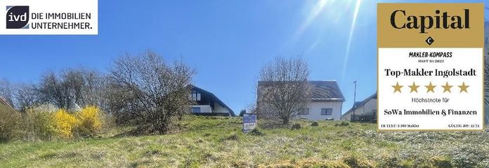 Platz für Ihr Traumhaus - Großzügiges Baugrundstück in Wellheim mit Fernblick - ohne Bauzwang! - Ein Objekt von SOWA Immobilien &amp; Finanzen Ihrem Immobilienprofi vor Ort – Bild 1