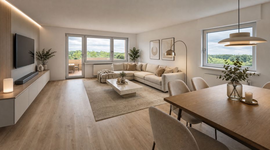 Hochwertig renovierte 3-Zimmer-Eigentumswohnung mit Loggia & Balkon – Erstbezug nach Renovierung – Foto 1