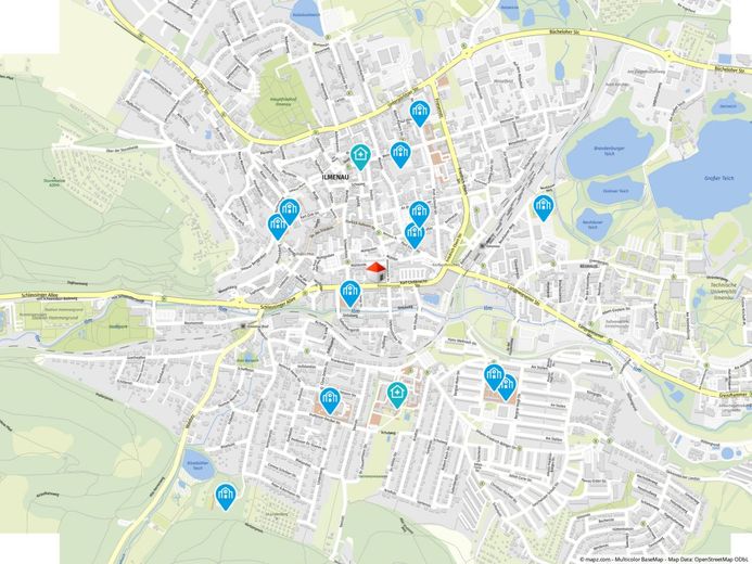 Preisreduktion*** Mehrfamilienhaus mit Ilmenau! 33.600 Euro NKM! – Geolyzer Kartenausschnitt