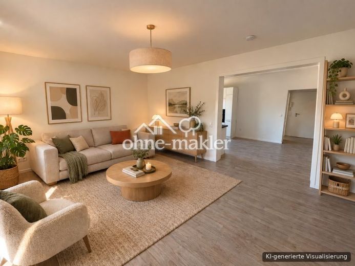 Frisch renovierte 2-Zimmer-Wohnung für 1-2 Personen, Balkon, Einbauküche, ca. 61 m², Lünen-Wethmar – Foto 1
