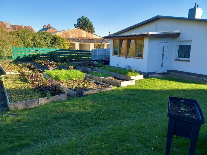 Vorbau und Hauseingang