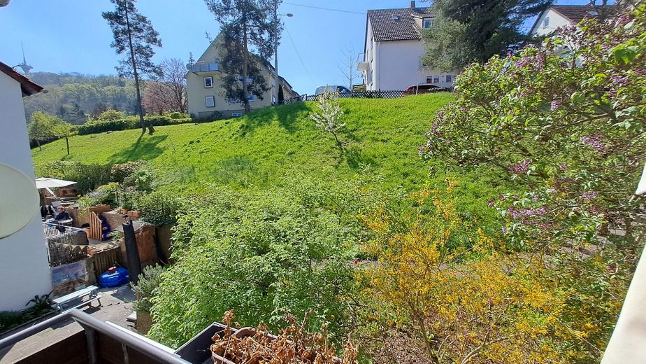 Gartenansicht von Balkon
