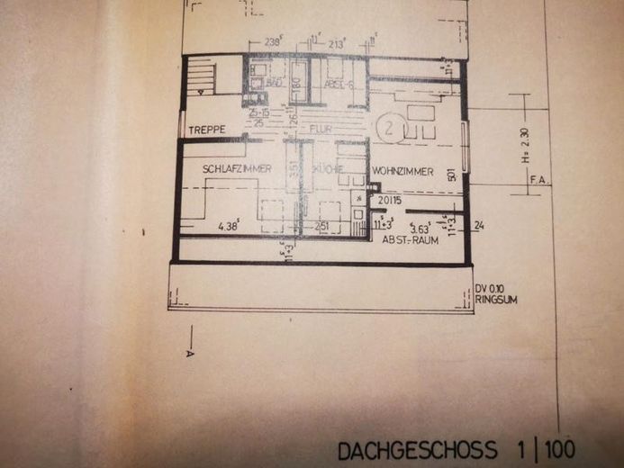 Wohnung Dachgeschoß
