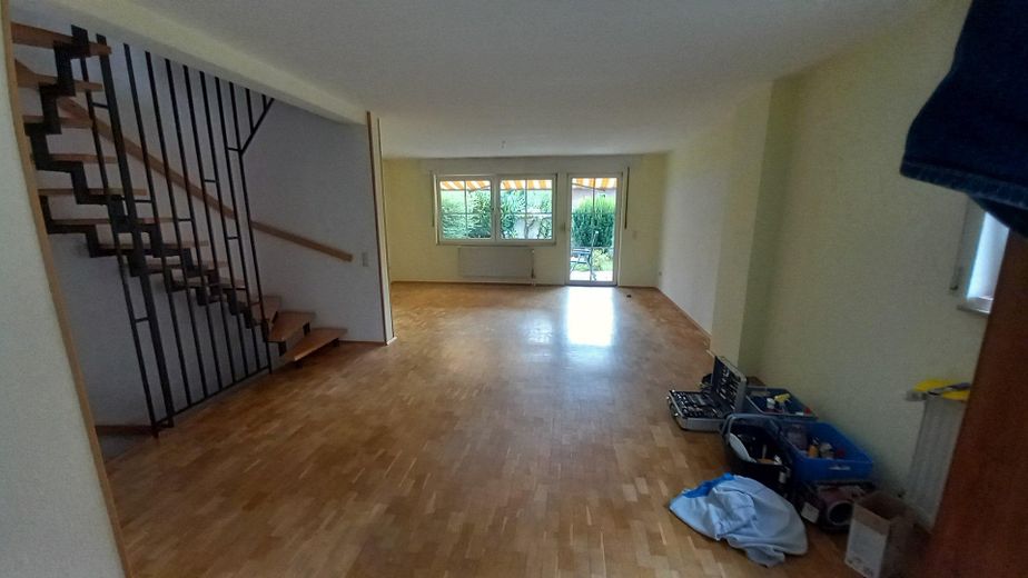 Doppelhaushälfte im Zentrum von Frechen mit Garage und Garten – Wohn-, Esszimmer Erdgeschoß