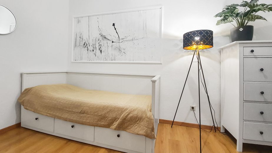Ekskluzywny apartament w stylu retro! All-inclusive z kuchnią, Wi-Fi i pełnym wyposażeniem! – Schlafzimmer