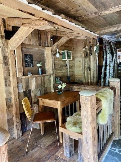 Restaurant hinterer Bereich