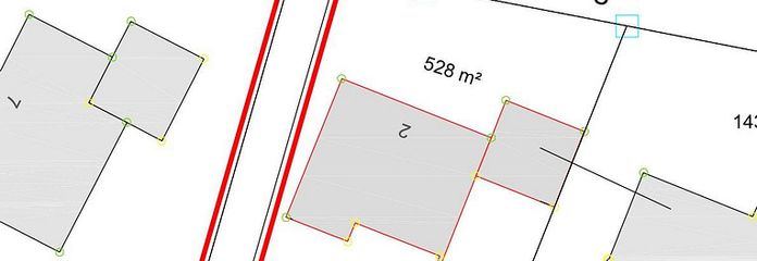 Działka pod dom jednorodzinny w Riedering - Neukirchen 668 m² – Lageplan mit Festsetzungen 