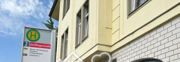 Negozio compatto a Düsseldorf-Rath – fermata dell’autobus proprio davanti alla porta