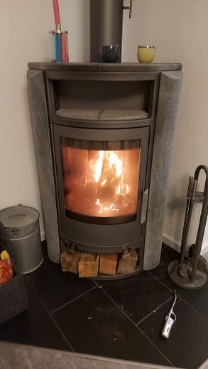 Helle Wohnung mit Balkon direkt am Deich - 2,5 Zimmer, 61qm – Kamin
