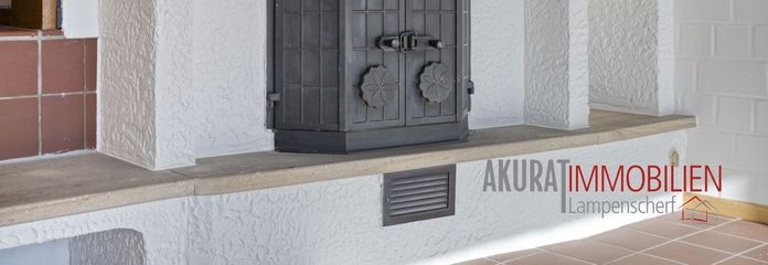 Kamin im Wohnzimmer