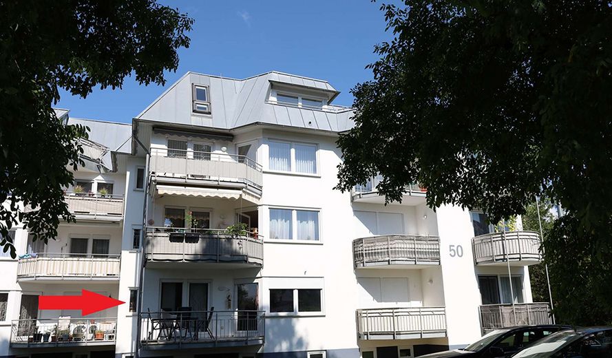 Helle, stilvolle 3-Zimmer-Wohnung mit Balkon – Foto 11