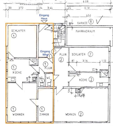 Sans commission : appartement central de 3 pièces au rez-de-chaussée à VS-Schwenningen – modernisé – Foto 8