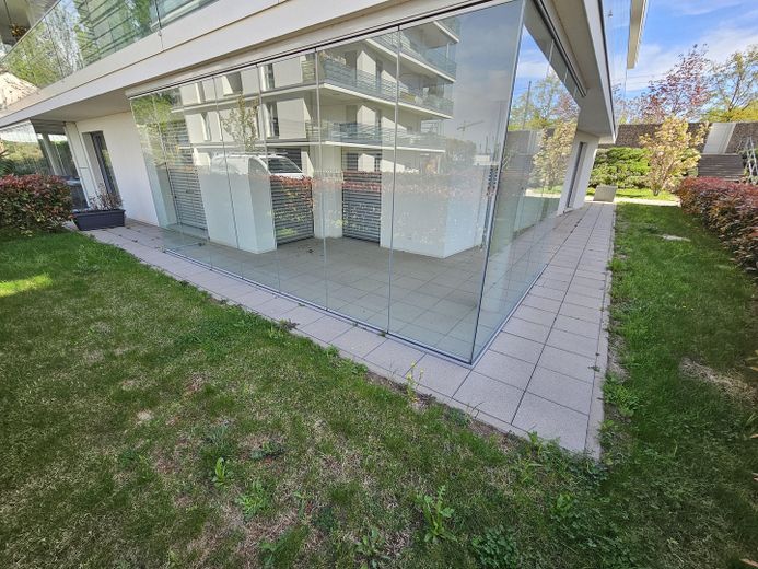 Wohnen wie im eigenen Haus – moderne Gartenwohnung am Altrhein mit Terrasse & Tiefgarage – फोटो 11