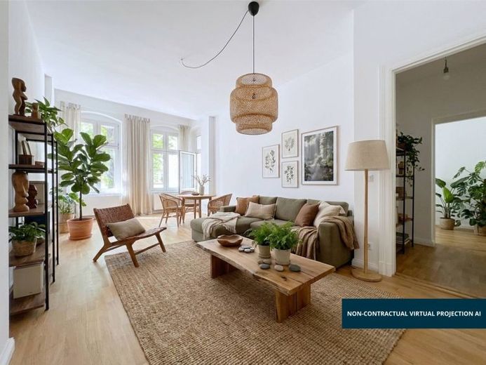 Großzügige 3-Zimmer-Wohnung, Altbaucharme mit zwei Balkonen in besonderer Kiezlage! – Foto 1