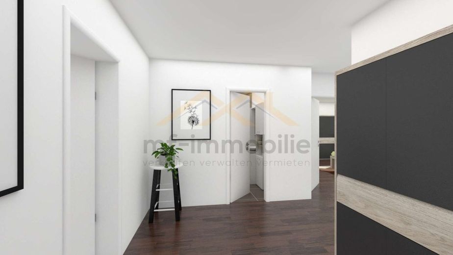 ansprechende 2-Zimmer-Wohnung in Mariental 95 m2, Küche, Bad, Gäste WC, – 1