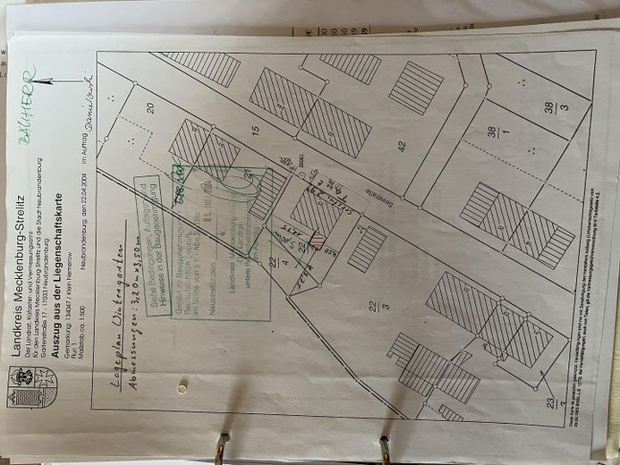 Idyllisches Haus am See mit Bootsanleger – Lageplan 1