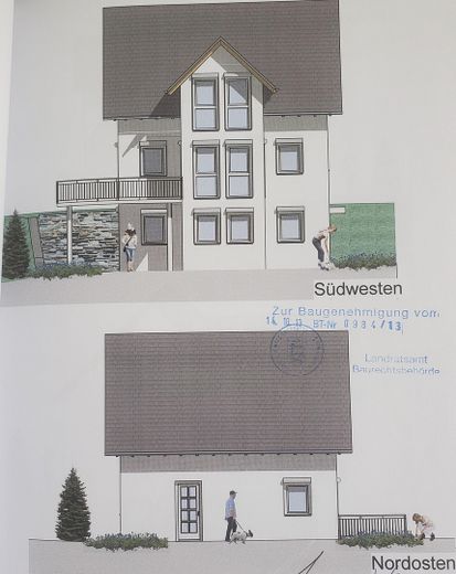 Modernes, zukunftsicheres Effizienzhaus - Wohnen, Arbeiten oder Vermieten - unverbaubare Aussicht – Schnitt 2