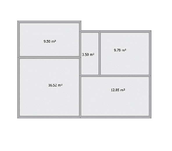 Grundriss Wohnung in EG