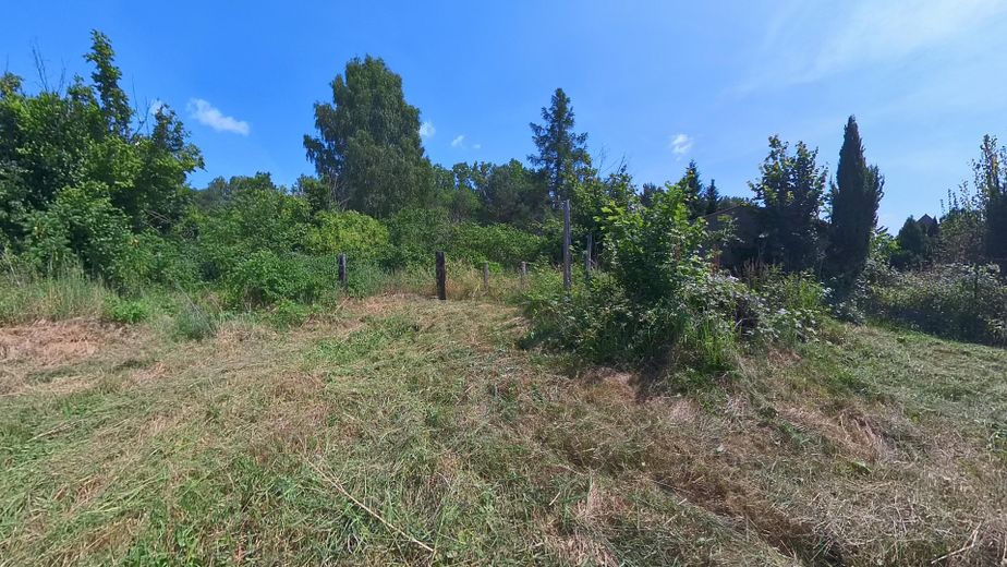 Garten zur Grundstücksgrenze