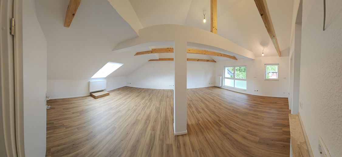 Dachgeschoss mit 58m²