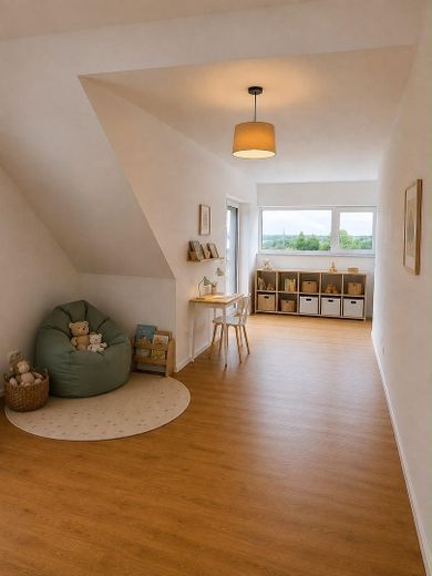 Moderna porzione di bifamiliare di alta qualità con giardino a Sinzig-Franken – Zimmer z.B. Kinderzimmer