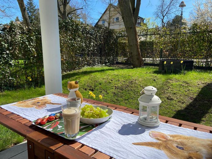 Genießen auf der großen Terras