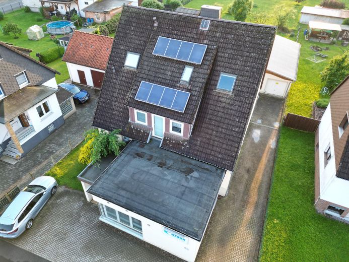 Luftaufnahme Straßenseite