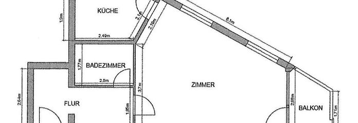 Derzeitiger Grundriss