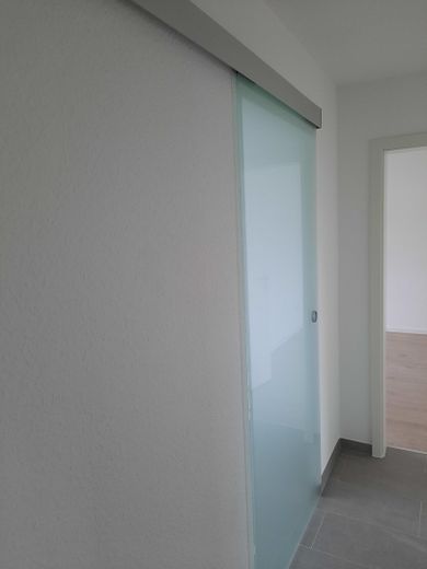 Glasschiebetür Küche