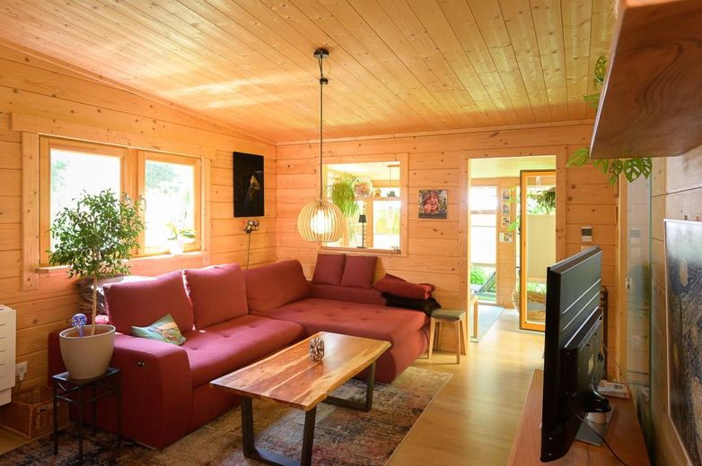 Mobilhome - Holzbohlenhaus 91qm Wohnfläche auf einer Ebene – Foto 12