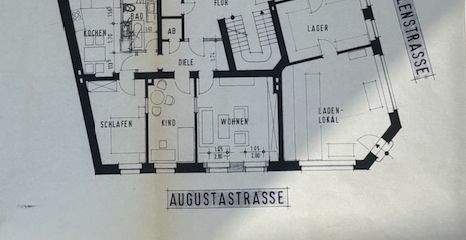 Grundriss EG.Laden+Lager