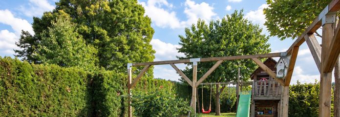 Przestronne mieszkanie z 4,5 pokojami i prywatnym ogrodem o powierzchni 190 m² w Hessental – Garten / Terasse