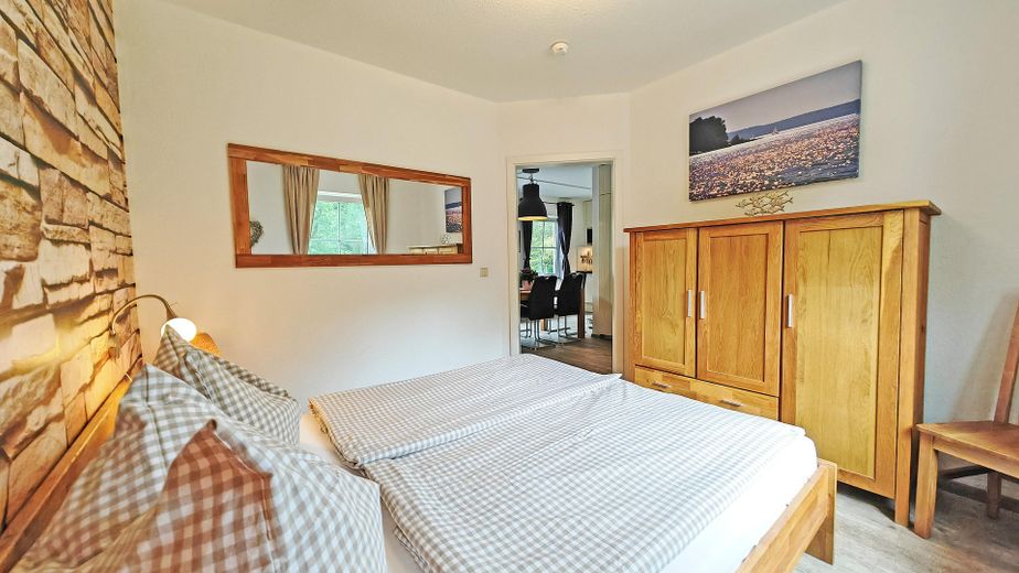 Franz. Bett im Erdgeschoss 