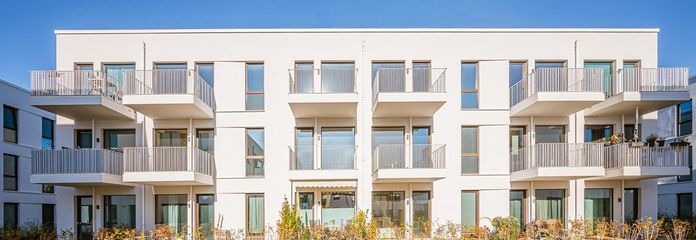 Ambiente abitativo moderno a Basdorf: appartamento di 3 locali con balcone esposto a sud (A2 WE 20) – Apartmenthaus Aussen