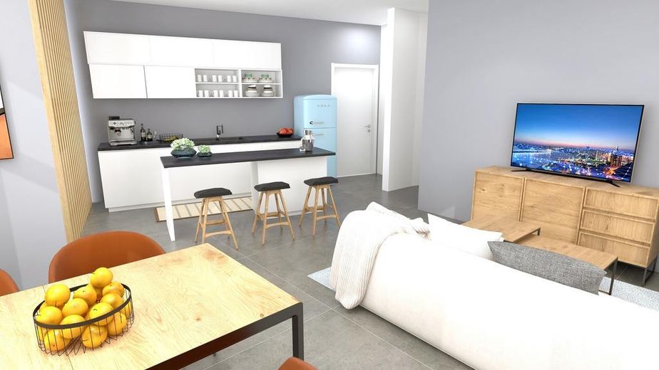 Kernsaniert und barrierefrei - 2,5-Zimmer-Wohnung mit top Anbindung – Wohn- und Esszimmer