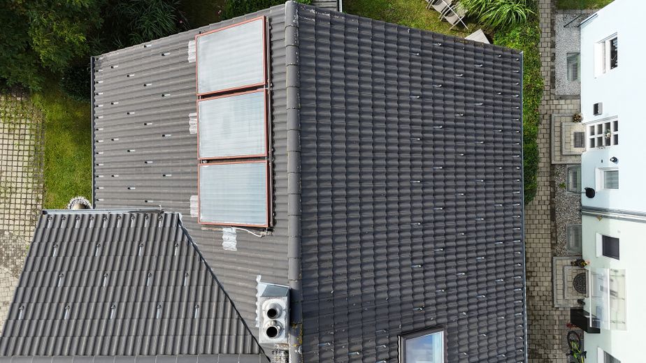 Sehr sonniges Holzhaus, KfW60, Isny-Großholzleute, EG barrierefrei, – Dachseite Sud