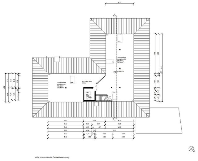 Grundriss Dachgeschoss
