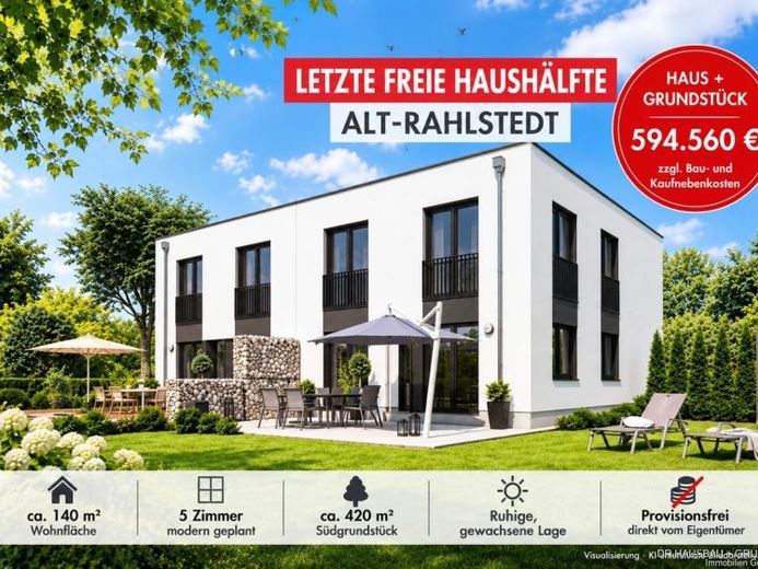 Ultima metà di casa disponibile! La vostra nuova casa in una posizione ambita di Alt-Rahlstedt – Foto 1
