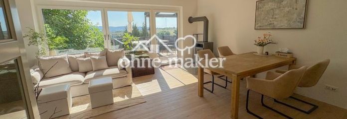 Provisionsfrei - Wohnen wie im eigenen Haus: 120m² mit Garten, Traum-Weitblick & Wellness-Faktor