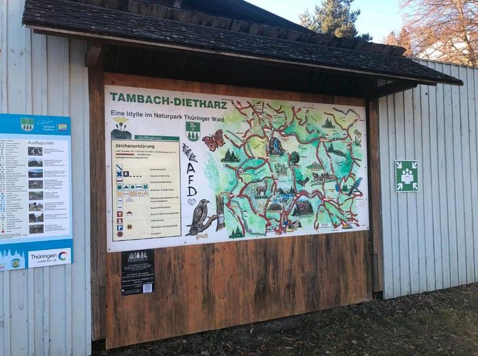 Kiosk i lokal gastronomiczny na wycieczki w najlepszej lokalizacji przy kąpielisku i szlaku turystycznym!! – Wanderkarte - Wanderweg nebean